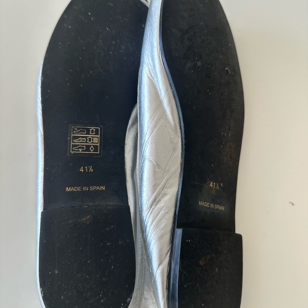 London Sole Comfortable Chic Versatile Silver Col… - image 5